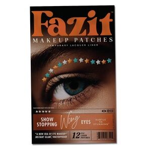 Fazit Colorful Stars Temporary Tattoo Eye Makeup